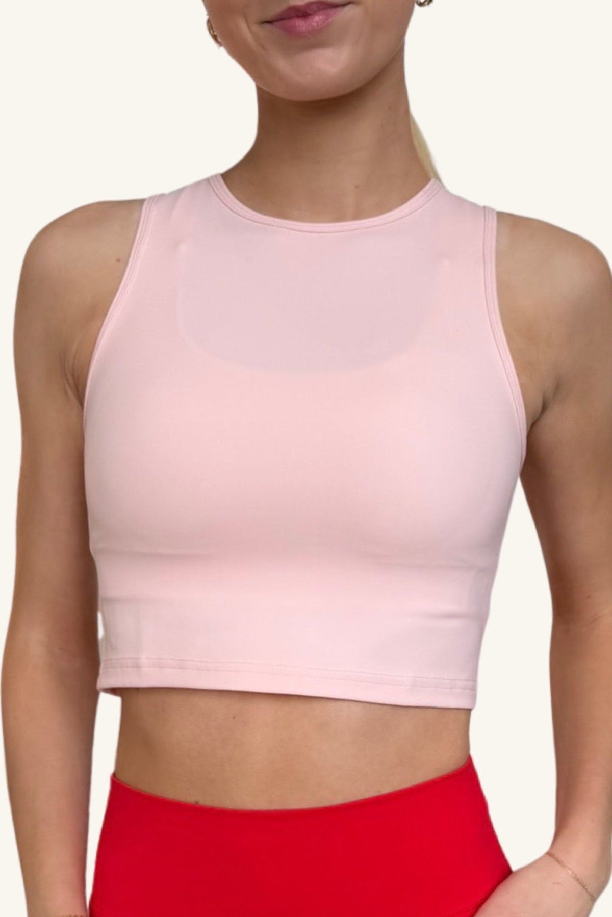 2 Live Crew Ultra-Soft Comfort Top in Rosewater, enlarged view 1