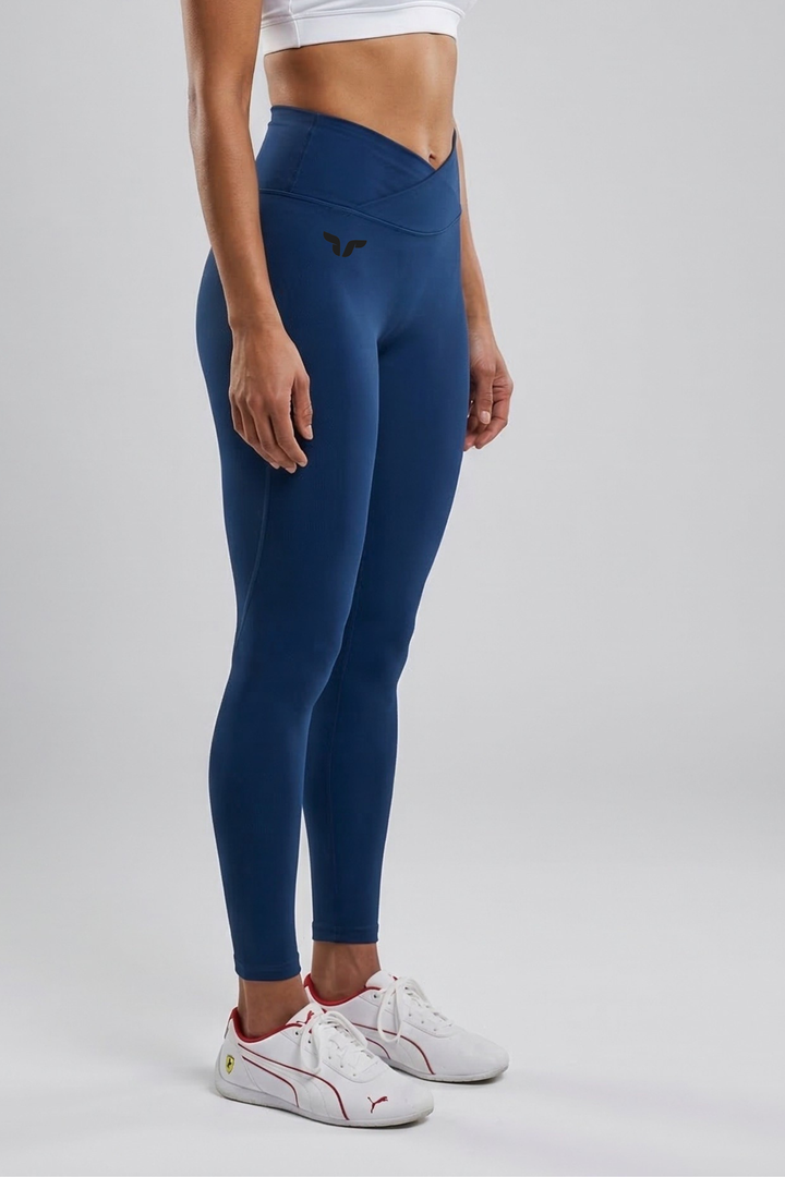 Crossover Waistband Sculpting Leggings