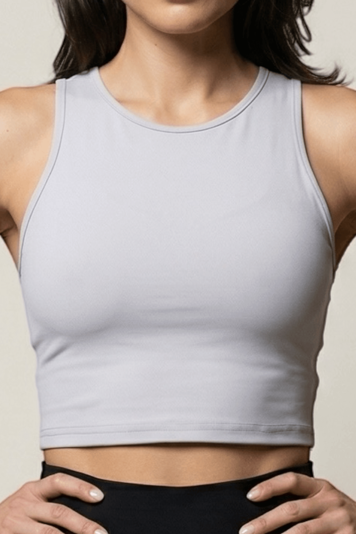 2 Live Crew Ultra-Soft Comfort Top in Cool Grey, enlarged view 1