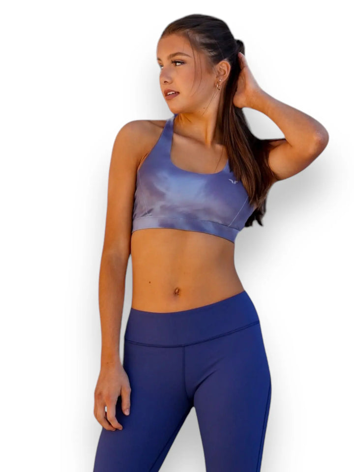 Mystical Cosmic Tie Dye Sports Bra Ares Lane