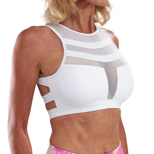 Mesh Cut-Out Sports Top