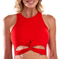 Cut Out Twist Front Top