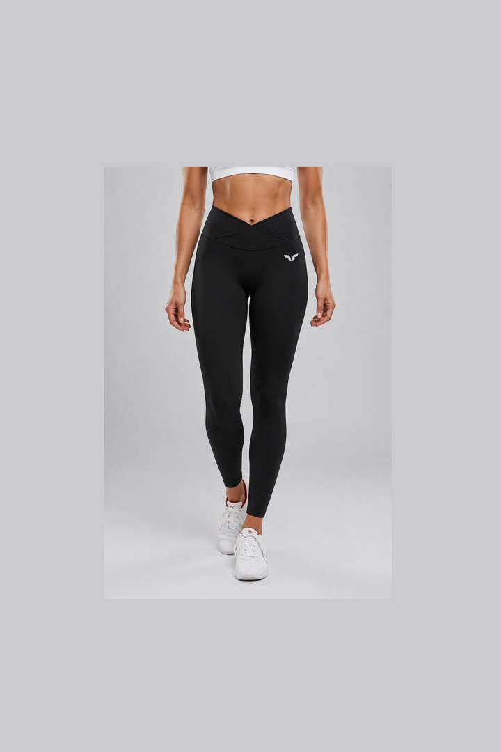 Crossover Waistband Sculpting Leggings