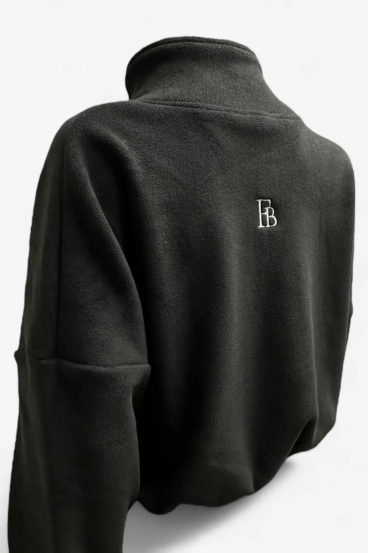 Cloud Fleece Jacket in Black Cashmere, enlarged view 4