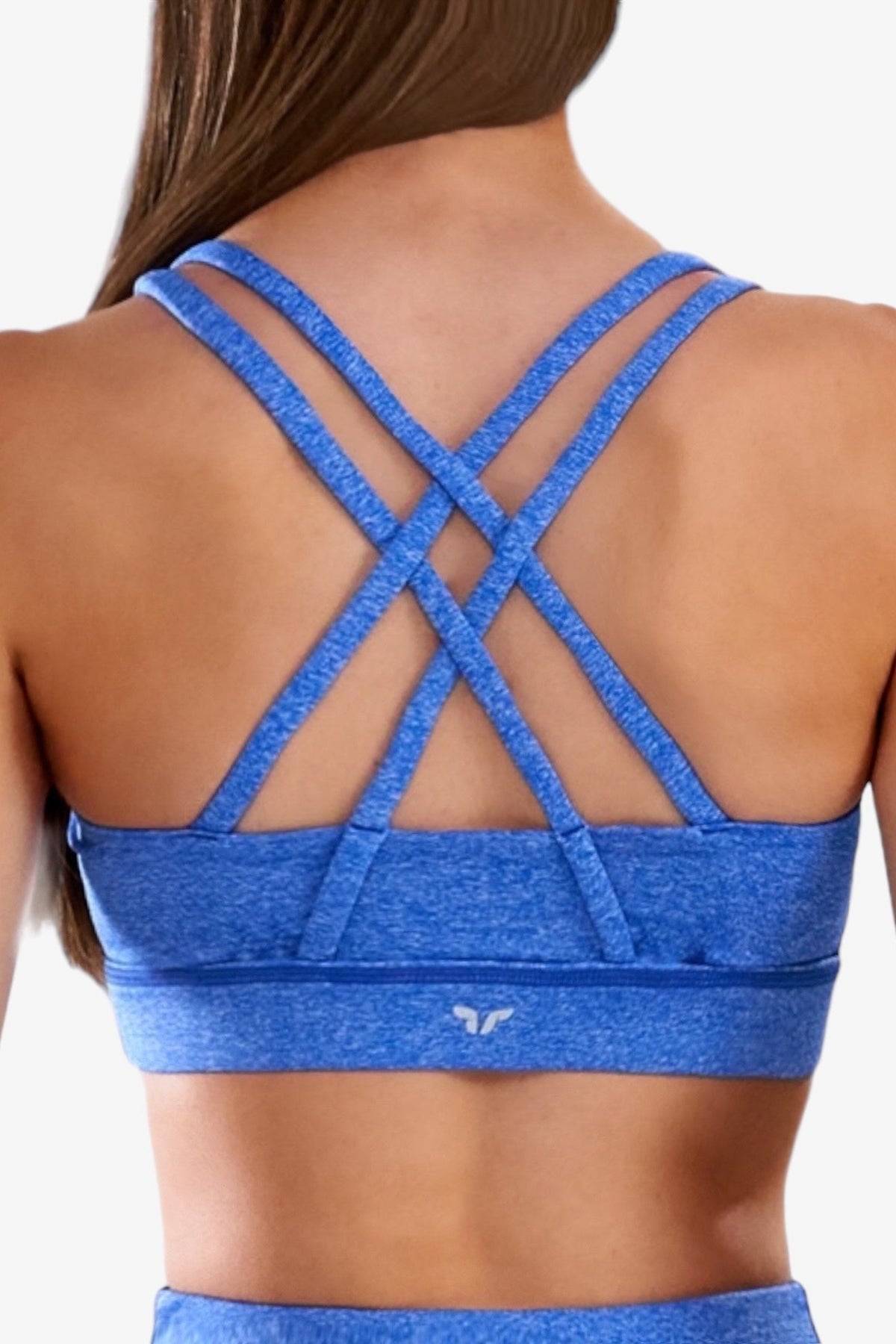 Core Compression Cross Bra in Blueprint Motion, enlarged view 2