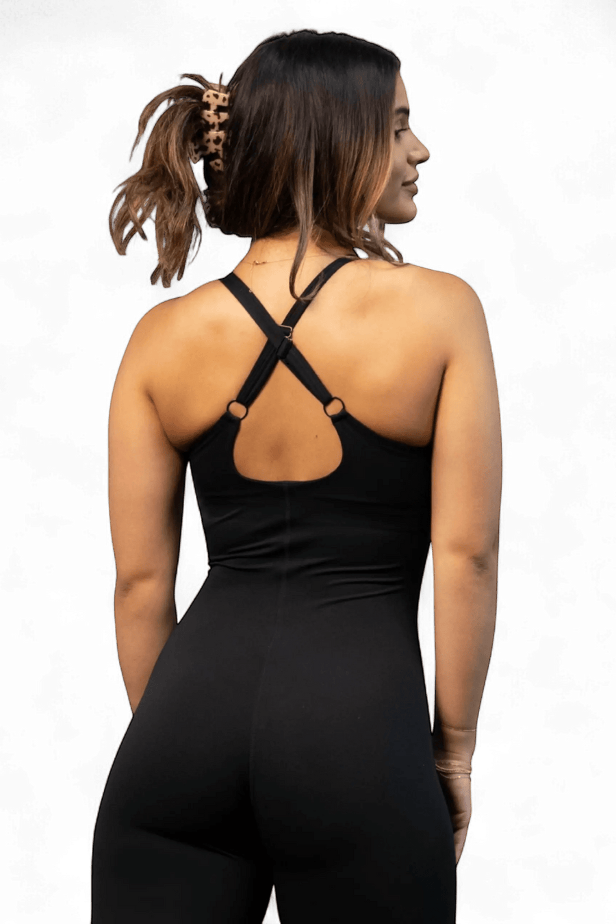 Flared Full-Length Bodysuit, view 3