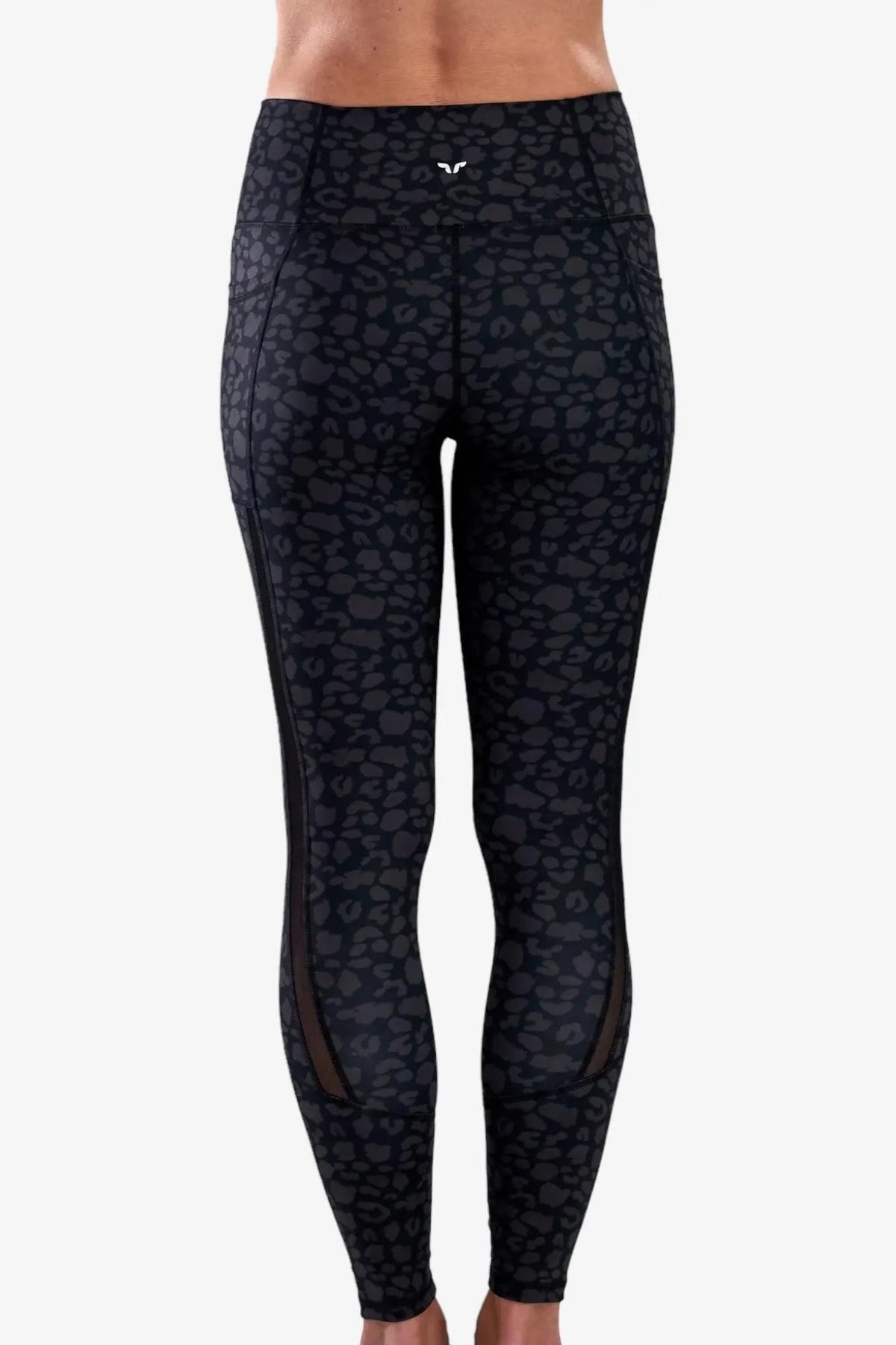 High-Waist Pocket Leggings with Mesh Panels in Savanna Luxe, enlarged view 3