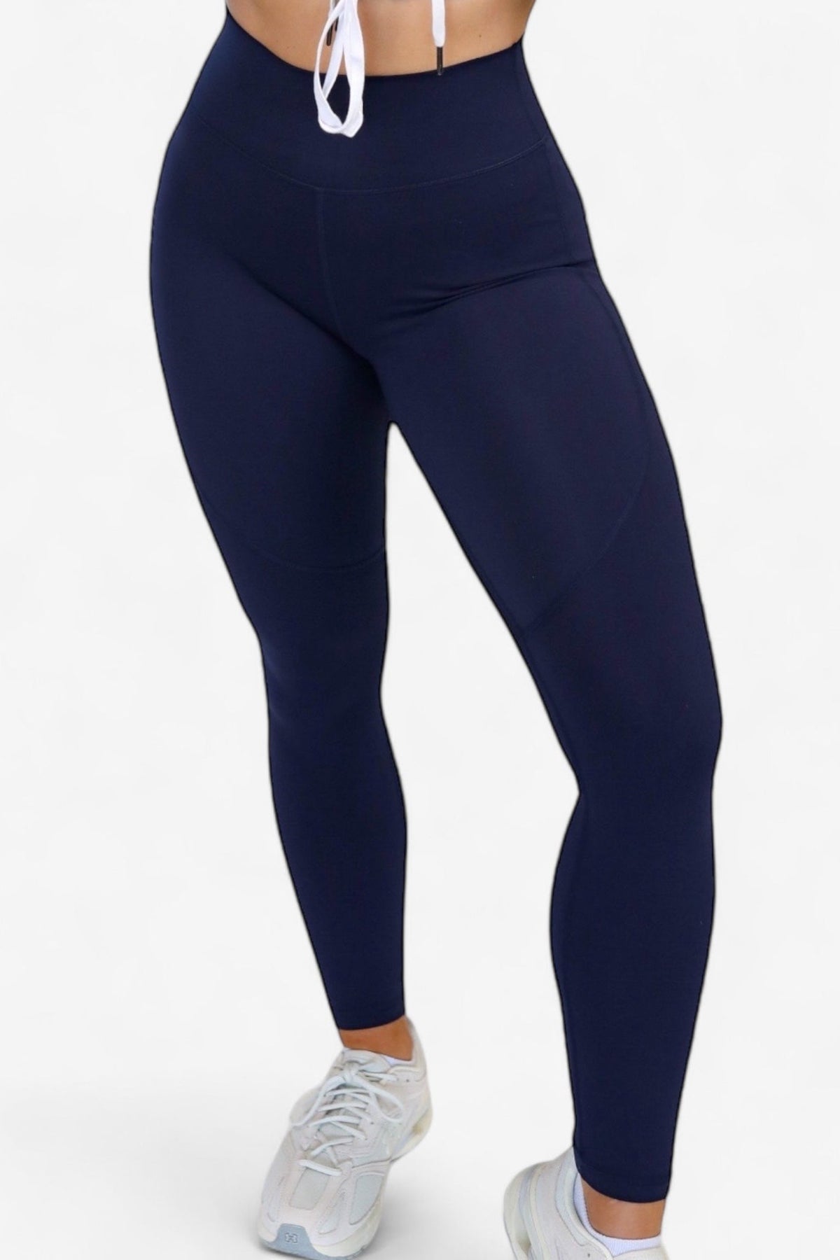 High Waist Power Leggings in Deep Atlantic, enlarged view 2
