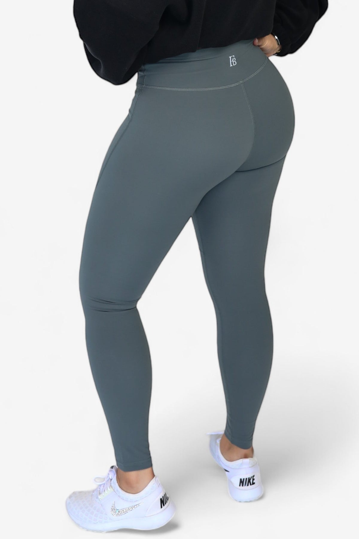 High Waist Power Leggings in Mosshaven, enlarged view 2