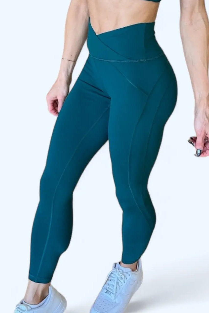 Midnight Jade Motion Leggings in Midnight Jade, enlarged view 5