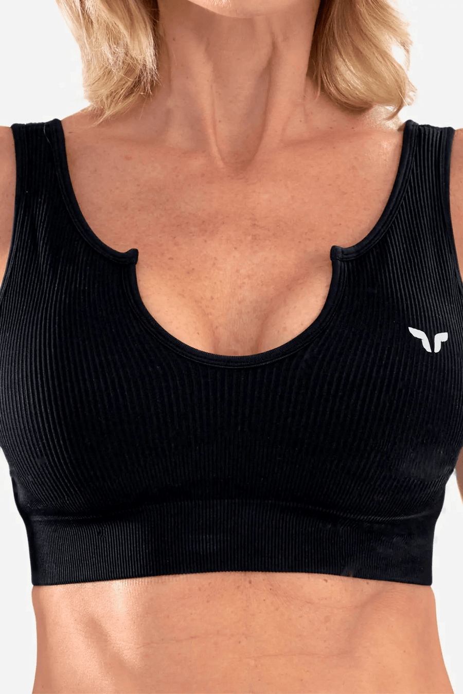 Notch-Front Tank Bra, view 3