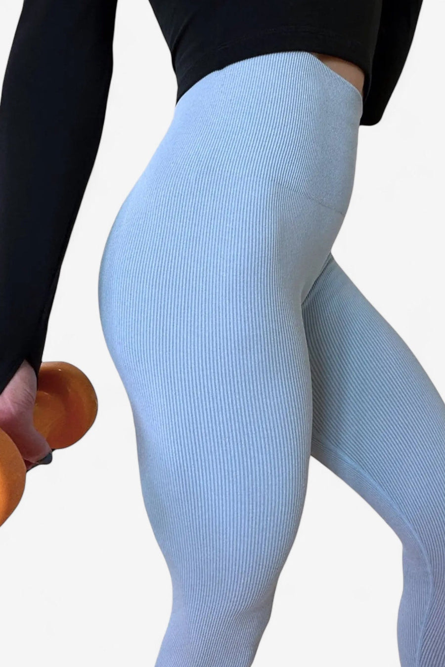 Ribbed Contour Luxe Leggings, view 4