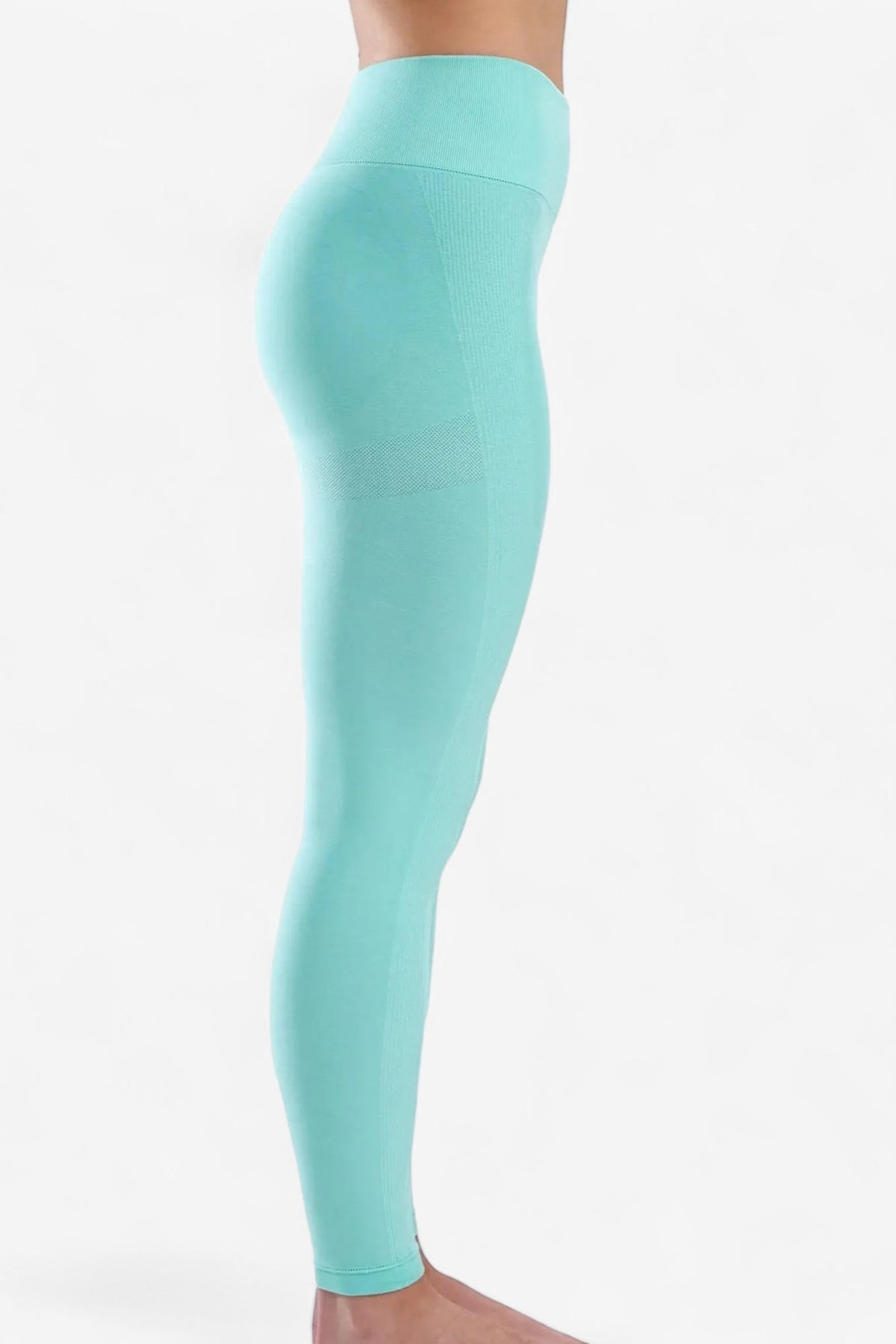 Sculpting Seamless Leggings in Minted Mist, enlarged view 1