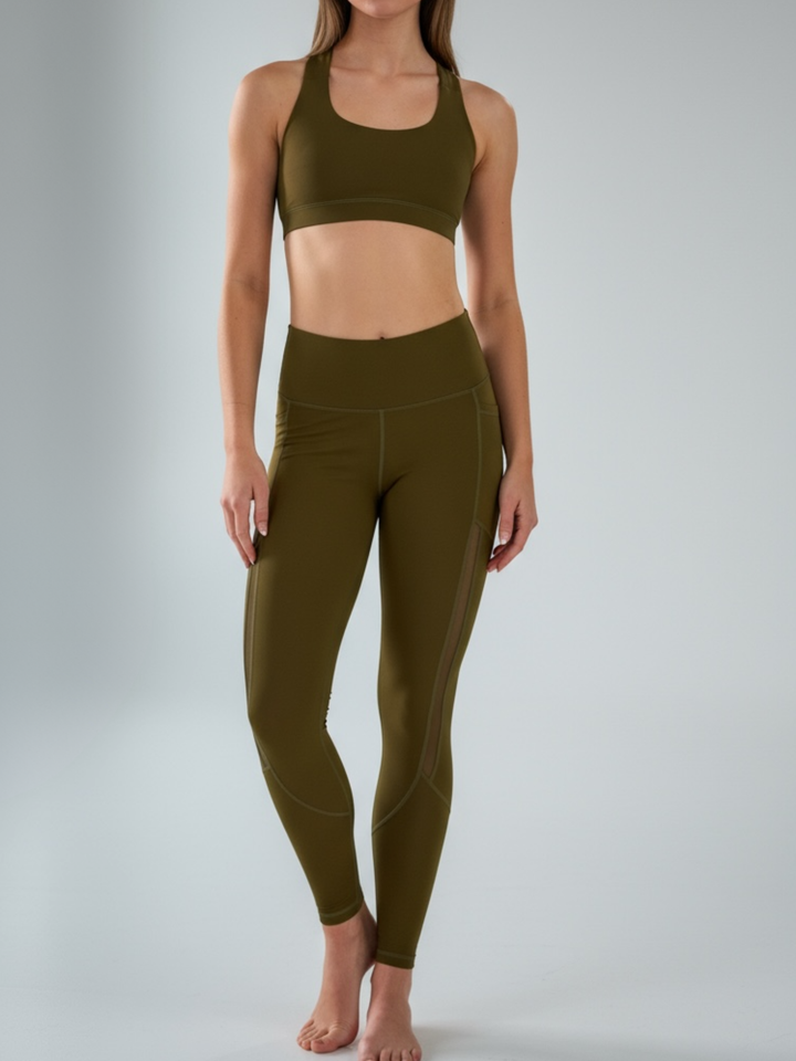 Mossy Truffle Bra Set