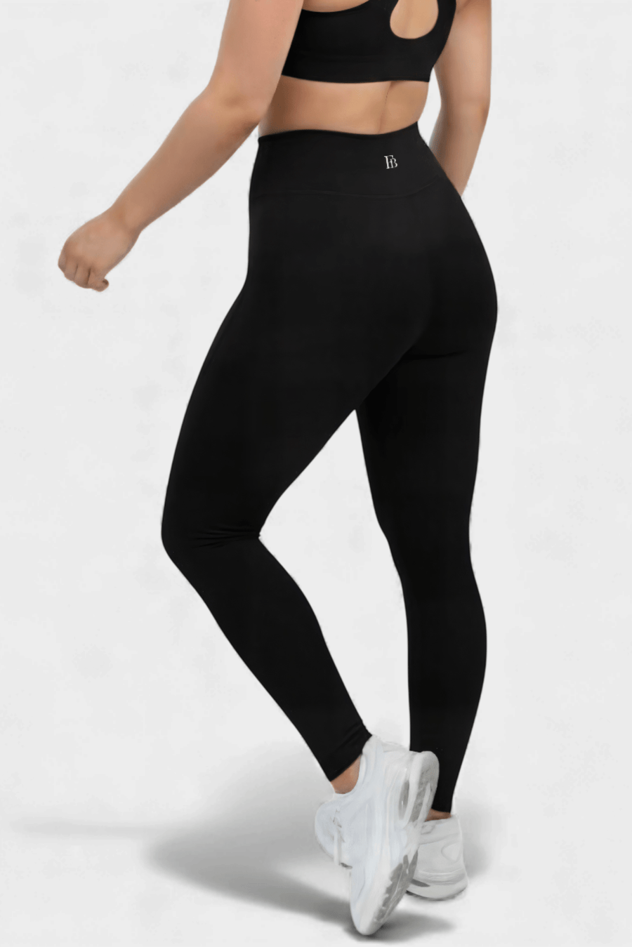 High Waist Power Leggings in Classic Black