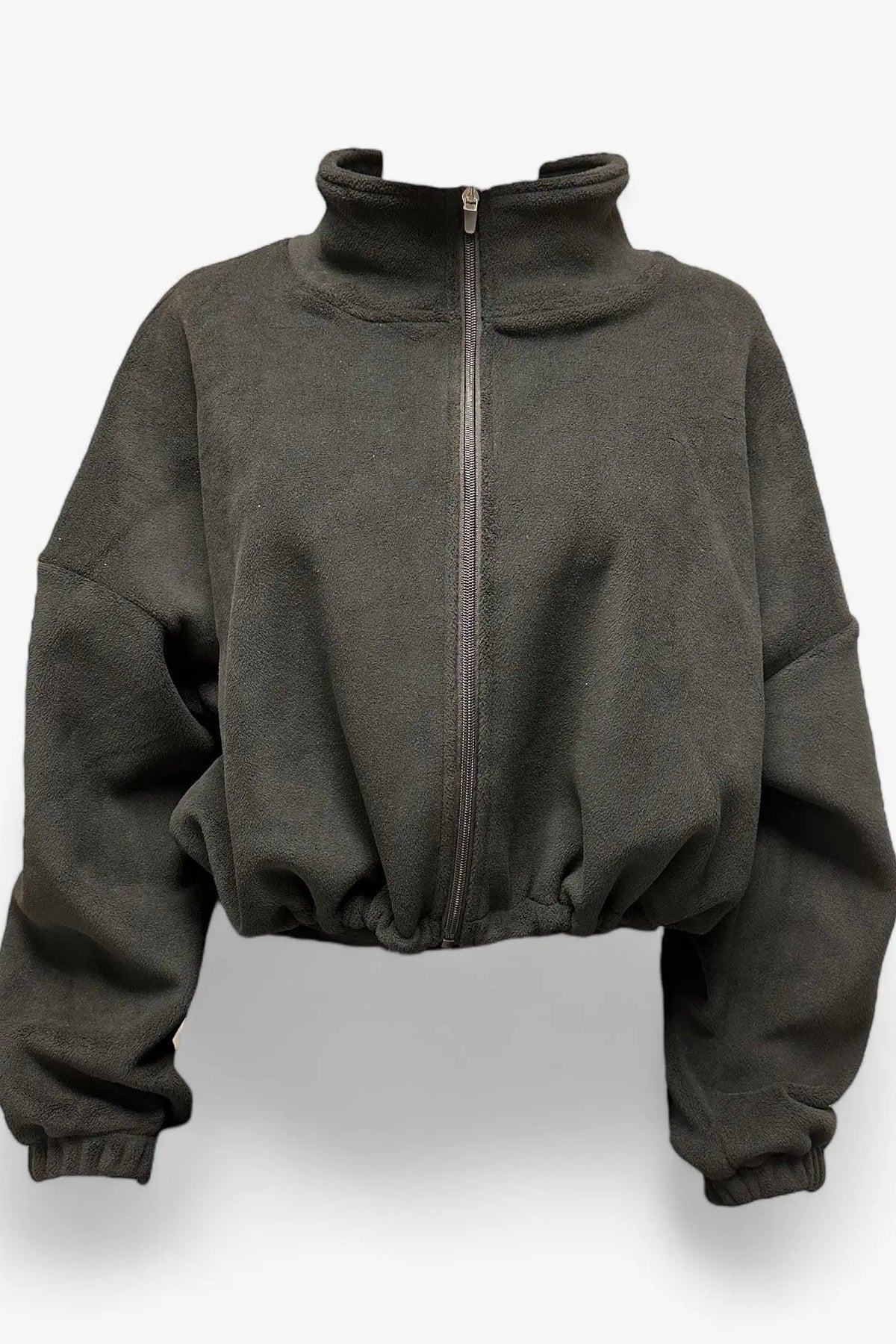 Cloud Fleece Jacket in Black Cashmere, enlarged view 1